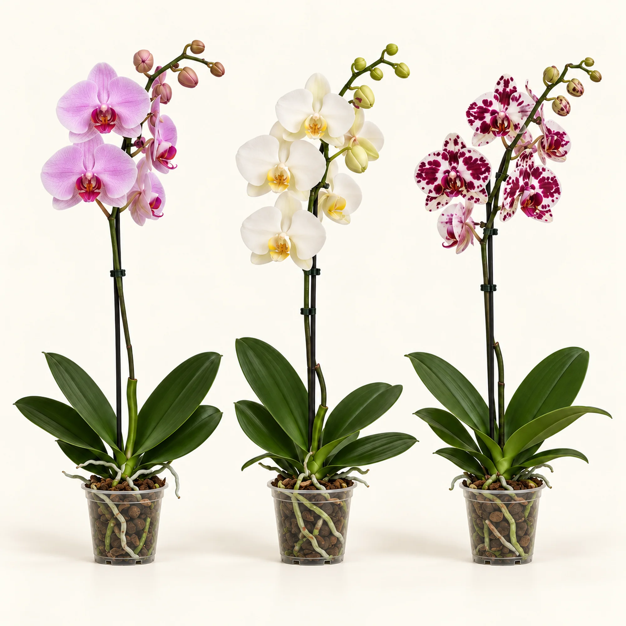 Орхідея (Фаленопсис) мікс Bernhard Orchids — горщик 12 см, висота за прайсом 75 см