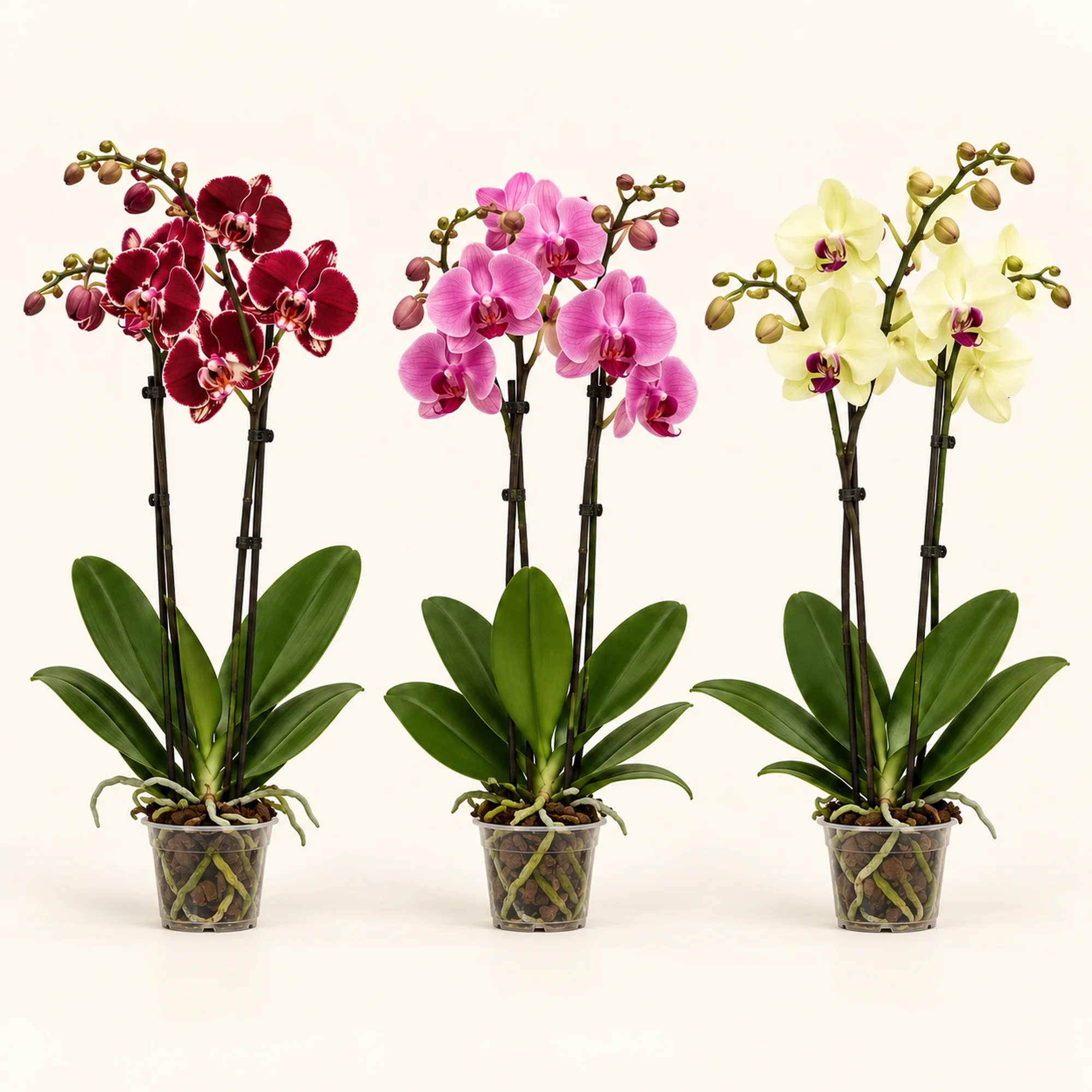 Орхидея (Фаленопсис) микс Van Geel Orchideeen — горшок 12 см, высота по прайсу 75 см