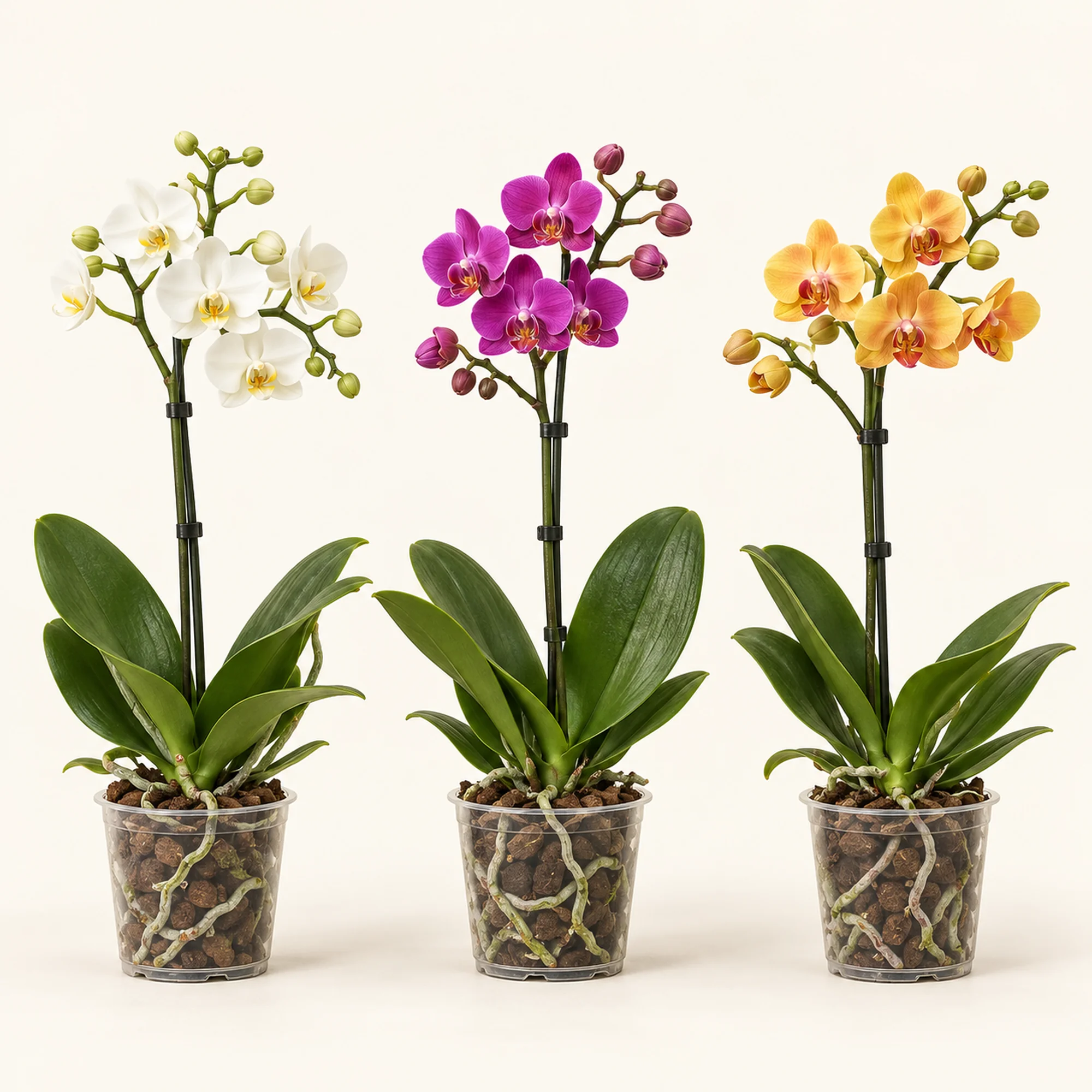 Орхидея (Фаленопсис) Teer Lak микс The Orchid Growers — горшок 12 см, высота по прайсу 50 см